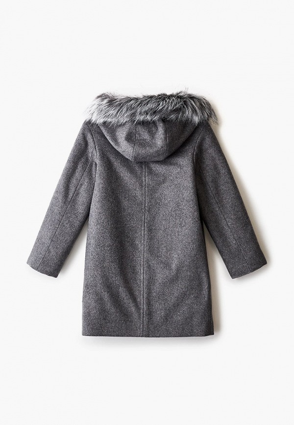 Пальто для девочки Smith's brand цвет серый  Фото 2