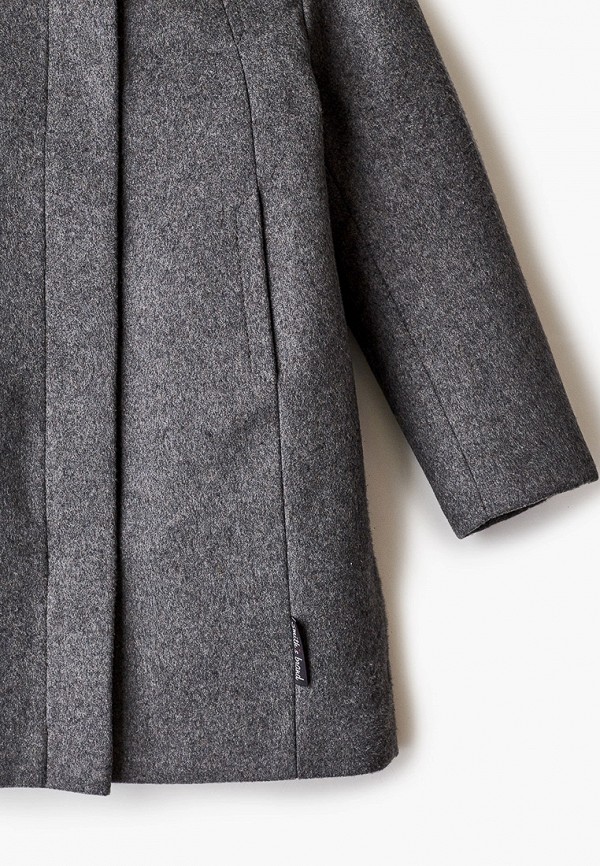 Пальто для девочки Smith's brand цвет серый  Фото 3