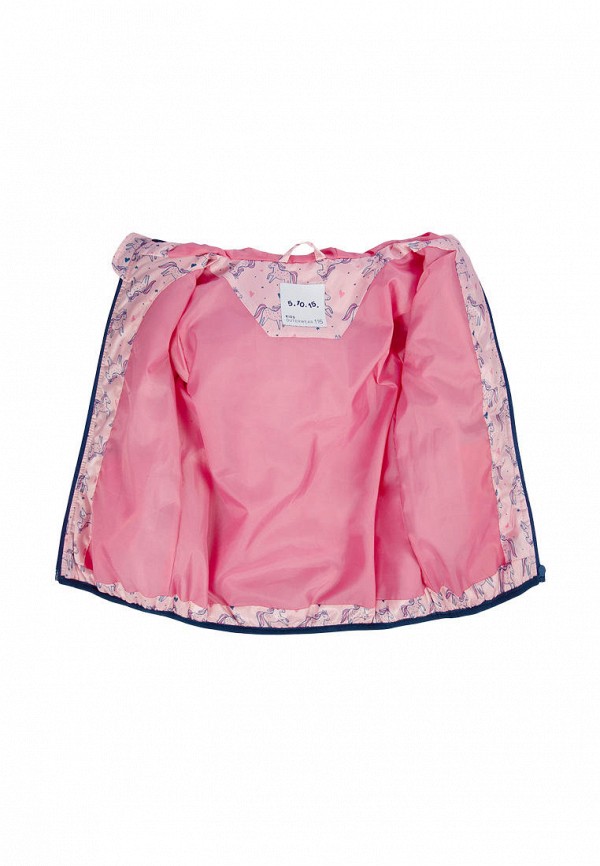 Куртка для девочки утепленная 5.10.15 цвет розовый  Фото 2