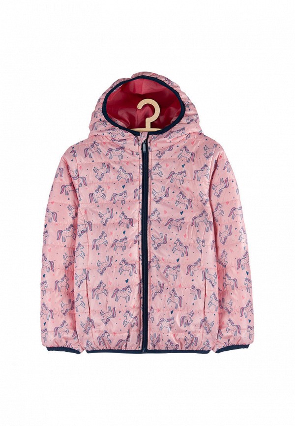 Куртка для девочки утепленная 5.10.15 цвет розовый 
