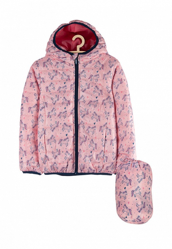 Куртка для девочки утепленная 5.10.15 цвет розовый  Фото 3