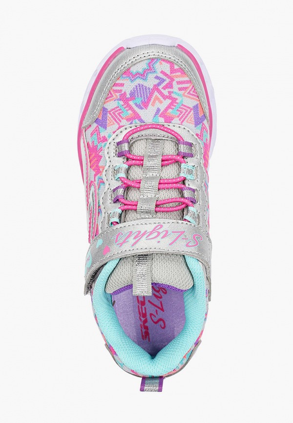 Кроссовки для девочки Skechers цвет разноцветный  Фото 4