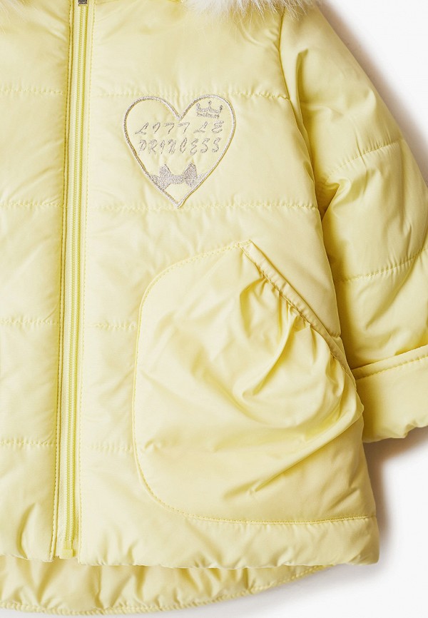 Куртка для девочки утепленная Артус цвет желтый  Фото 3