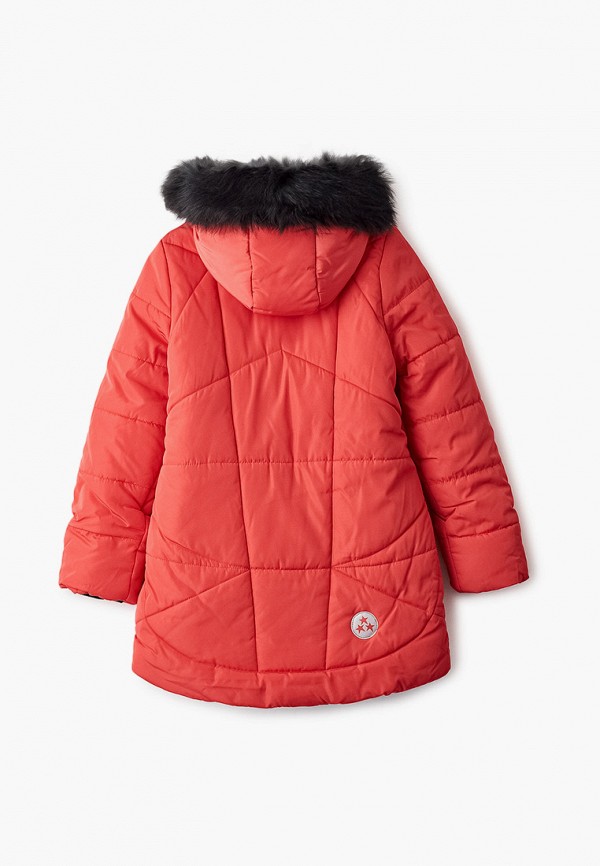 Куртка для девочки утепленная Coccodrillo цвет красный  Фото 2