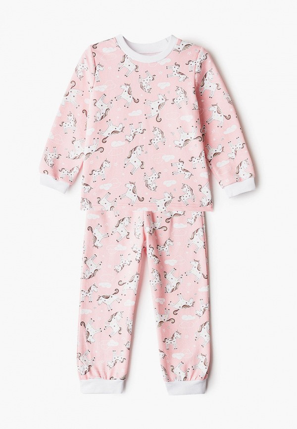 Пижама для девочки Веселый малыш цвет розовый 