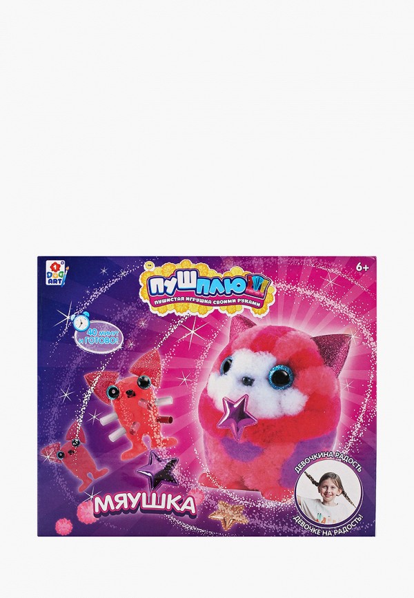 

Набор для творчества 1Toy, Разноцветный, для творчества "Мяушка"