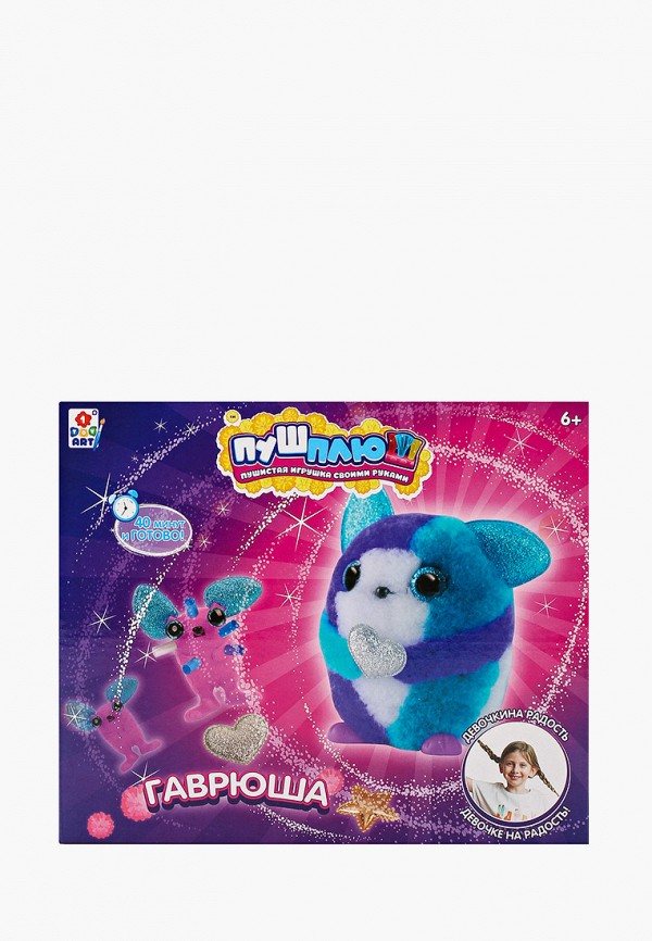 

Набор для творчества 1Toy, Разноцветный, ПУШ-ПЛЮШ, для творчества "ГАВрюша"