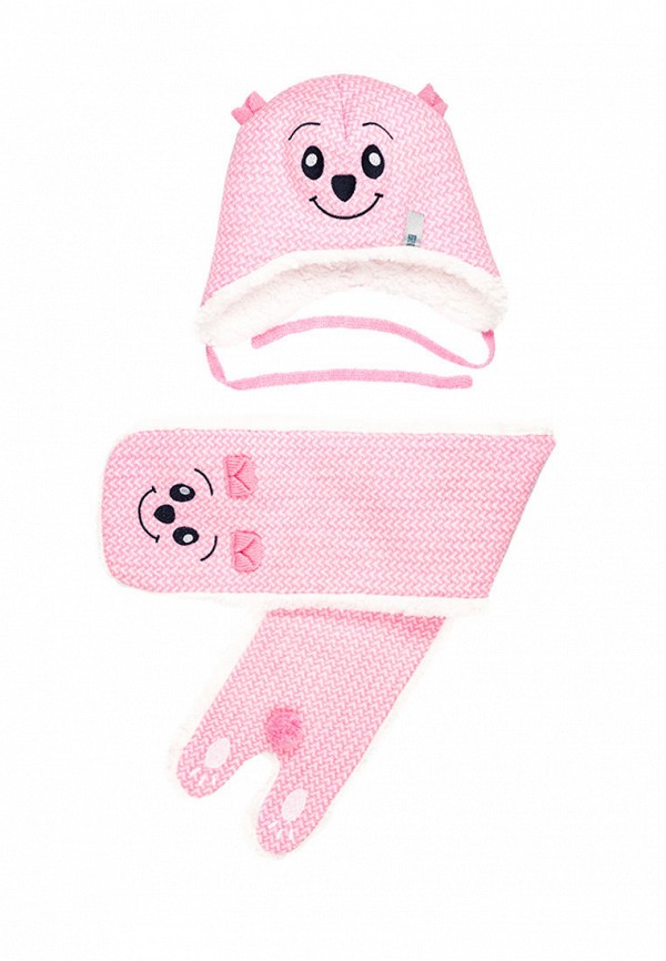 

Шапка и шарф Nikastyle, Розовый