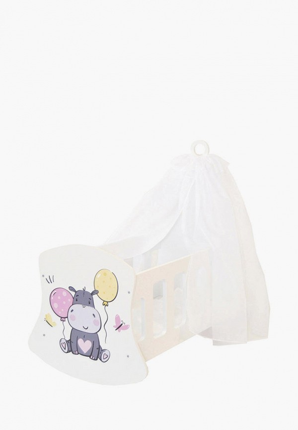 

Игрушка Paremo, Белый, Люлька с балдахином серии "Мимими", "Крошка Дори" Мини