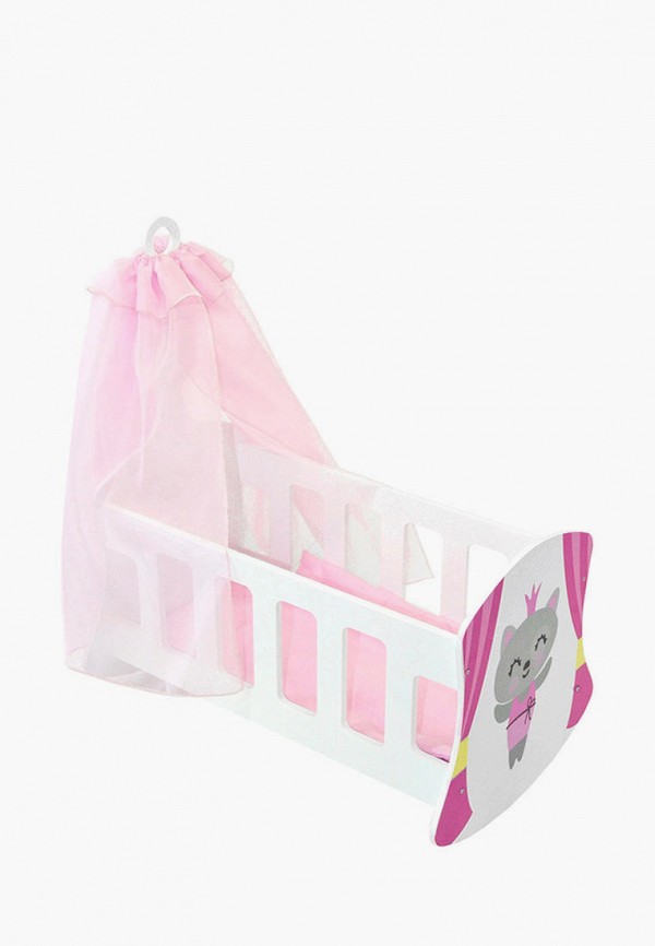 

Игрушка Paremo, Белый, Люлька с балдахином серии "Мимими", "Крошка Ми" Мини