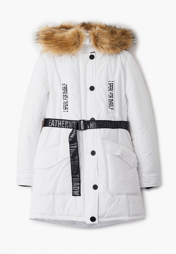 Куртка для девочки утепленная Артус цвет белый 