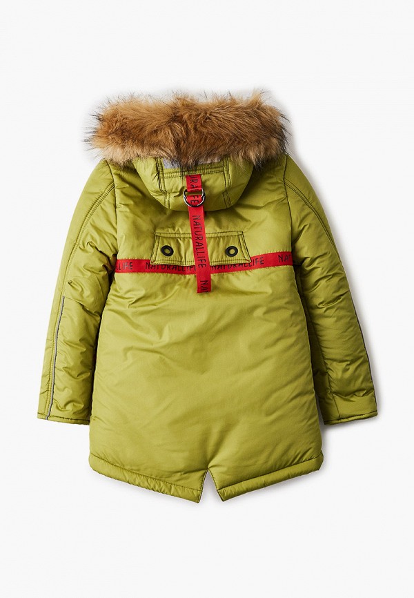 Куртка для девочки утепленная Артус цвет зеленый  Фото 2