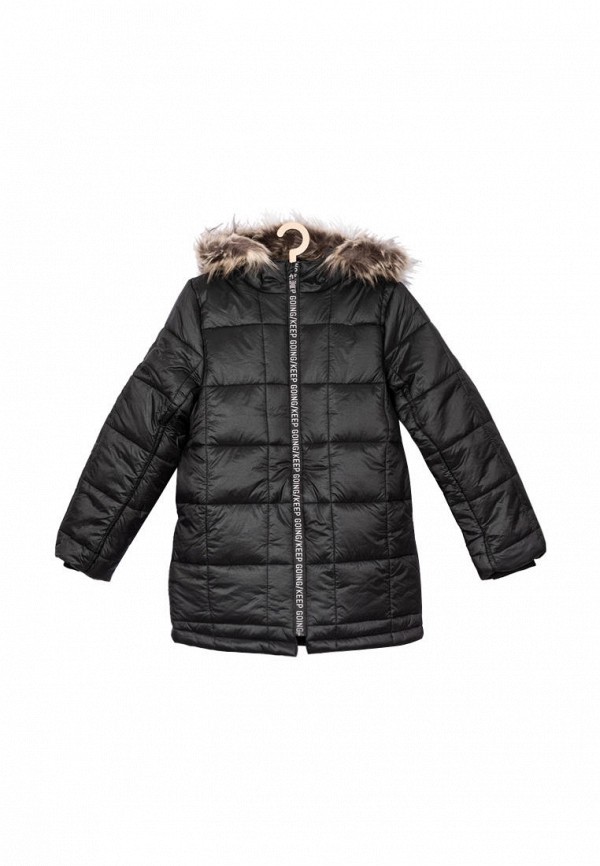 Куртка для девочки утепленная 5.10.15 цвет черный 
