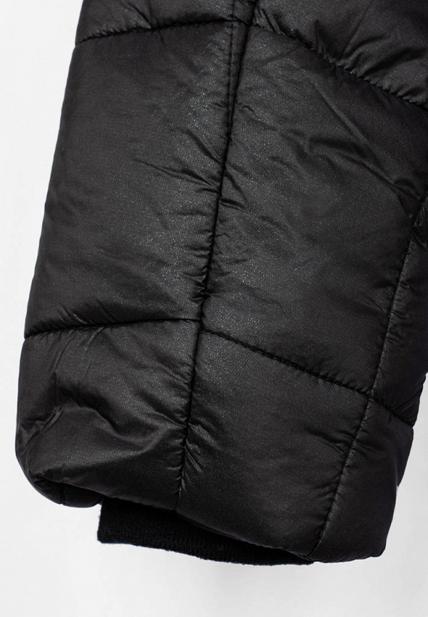Куртка для девочки утепленная 5.10.15 цвет черный  Фото 5