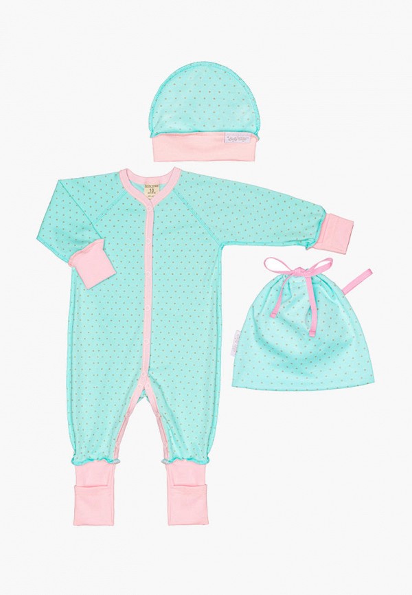 Комплект для новорожденного Lucky Child цвет бирюзовый 