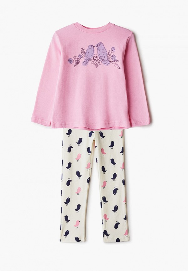 Пижама для девочки КотМарКот цвет разноцветный 