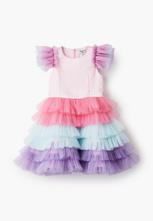 Платья для девочки Bonjour Bebe цвет разноцветный 