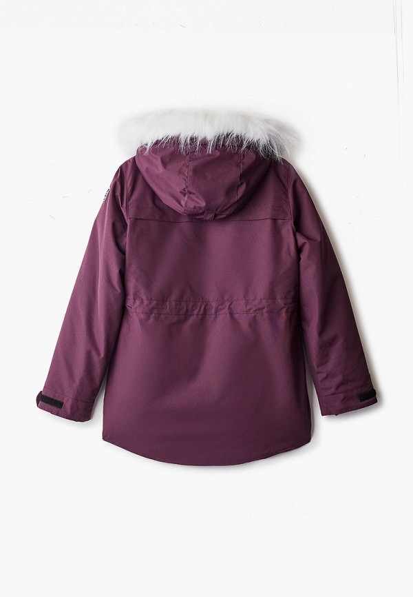 Куртка для девочки утепленная Luhta цвет фиолетовый  Фото 2