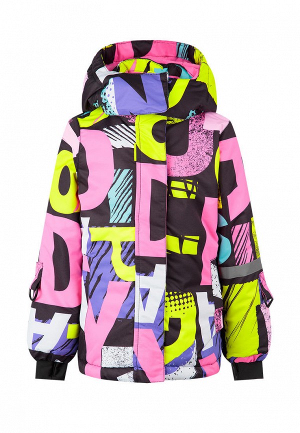 Куртка для девочки утепленная PlayToday цвет разноцветный 