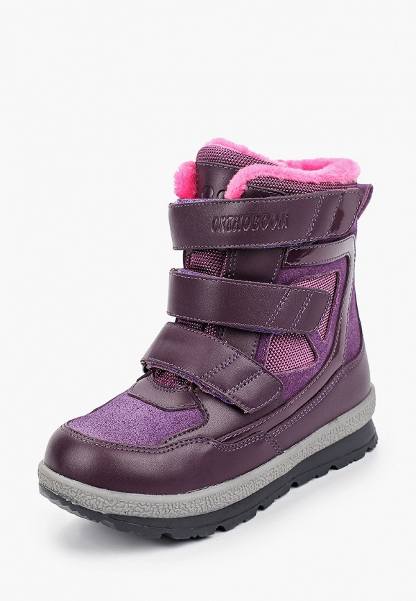 Ботинки для девочки Orthoboom цвет фиолетовый  Фото 2