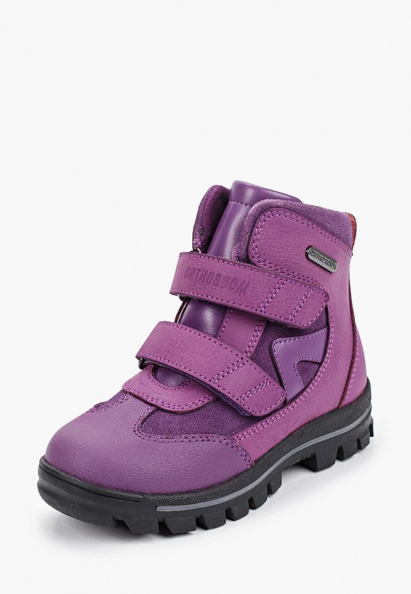 Ботинки для девочки Orthoboom цвет фиолетовый  Фото 2
