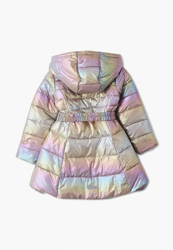 Куртка для девочки утепленная Smena цвет бежевый  Фото 2