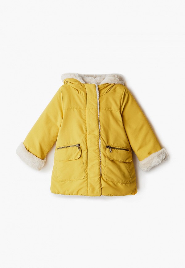 Куртка для девочки утепленная Coccodrillo цвет желтый 