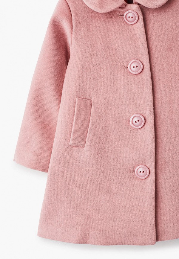 Пальто для девочки Ete Children цвет розовый  Фото 3