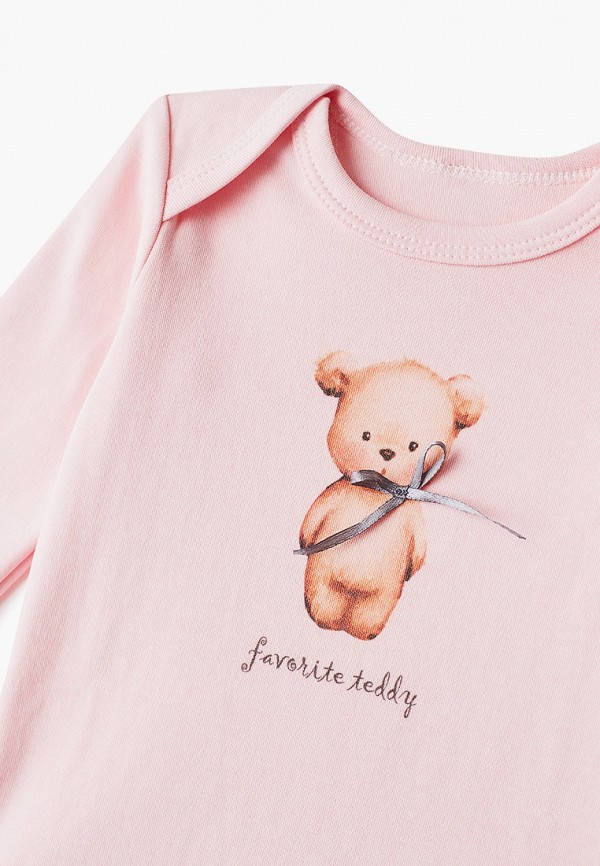 

Боди Наша Мама, Розовый, "Favorite teddy"