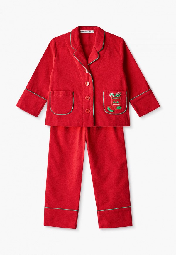 Пижама для девочки Ete Children цвет красный 