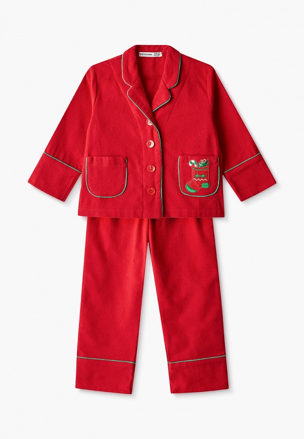 

Пижама Ete Children, Красный, с новогодним декором