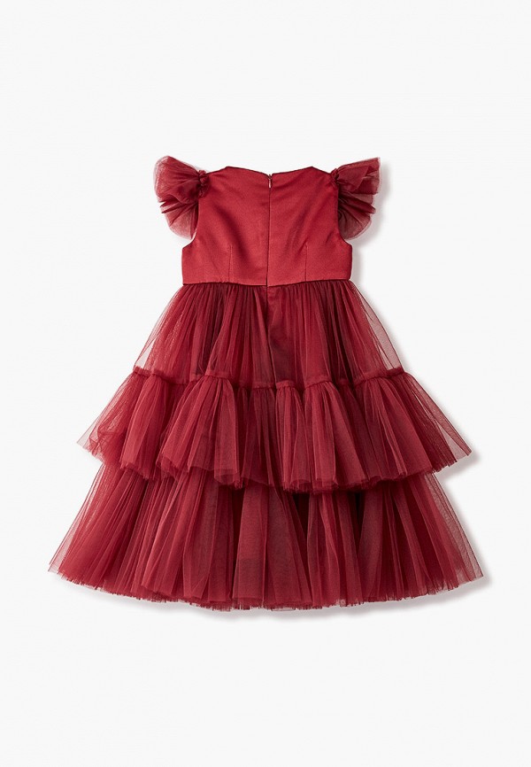 Платья для девочки Bonjour Bebe цвет бордовый  Фото 2