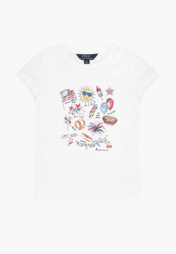 

Футболка Polo Ralph Lauren, Белый, Polo Ralph Lauren MP002XG01IC1