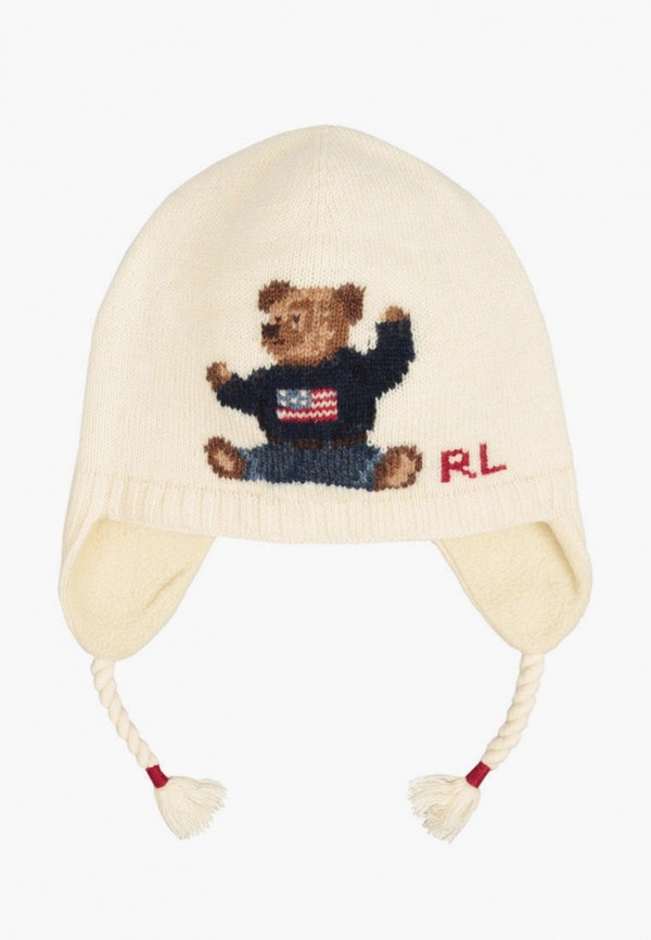 

Шапка Polo Ralph Lauren, Бежевый, Polo Ralph Lauren MP002XG01IED