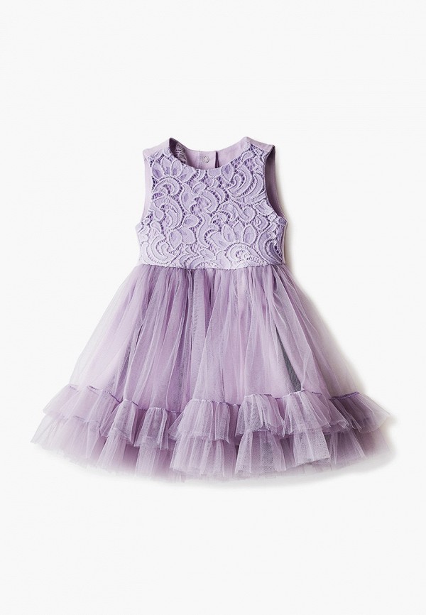 Платья для девочки Trendyco Kids цвет фиолетовый 