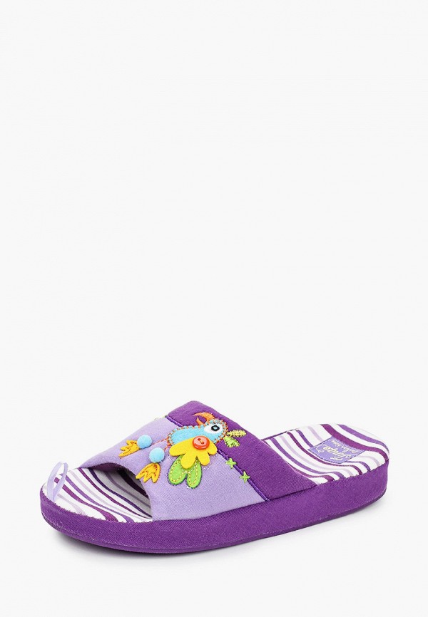 Тапочки для девочки Tingo цвет фиолетовый  Фото 2
