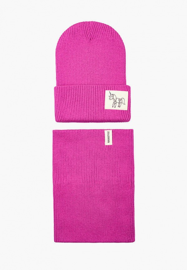 

Шапка и снуд Nikastyle, Фиолетовый