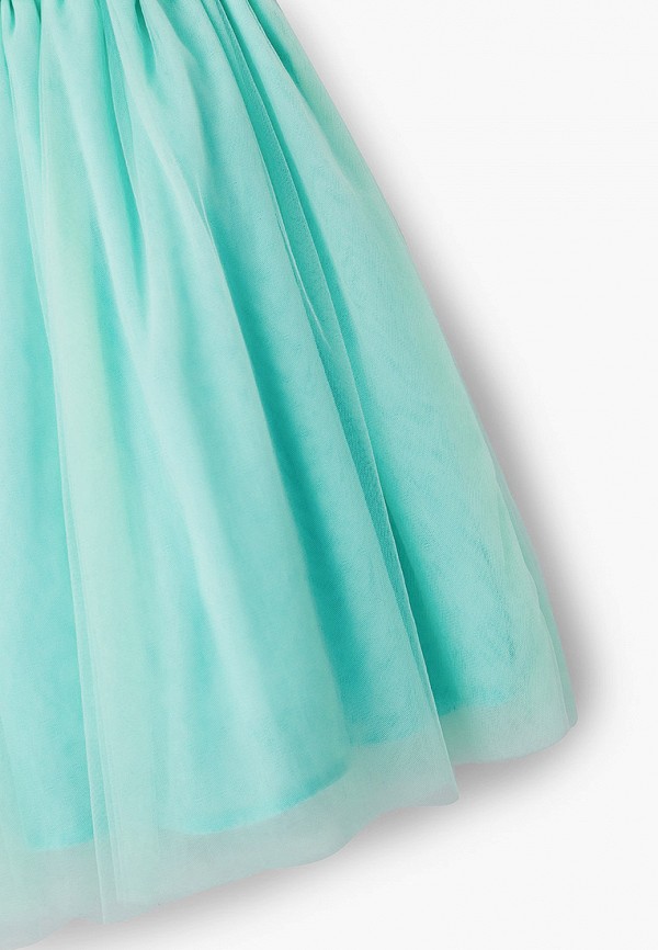 Платья для девочки Школьная Пора цвет бирюзовый  Фото 3