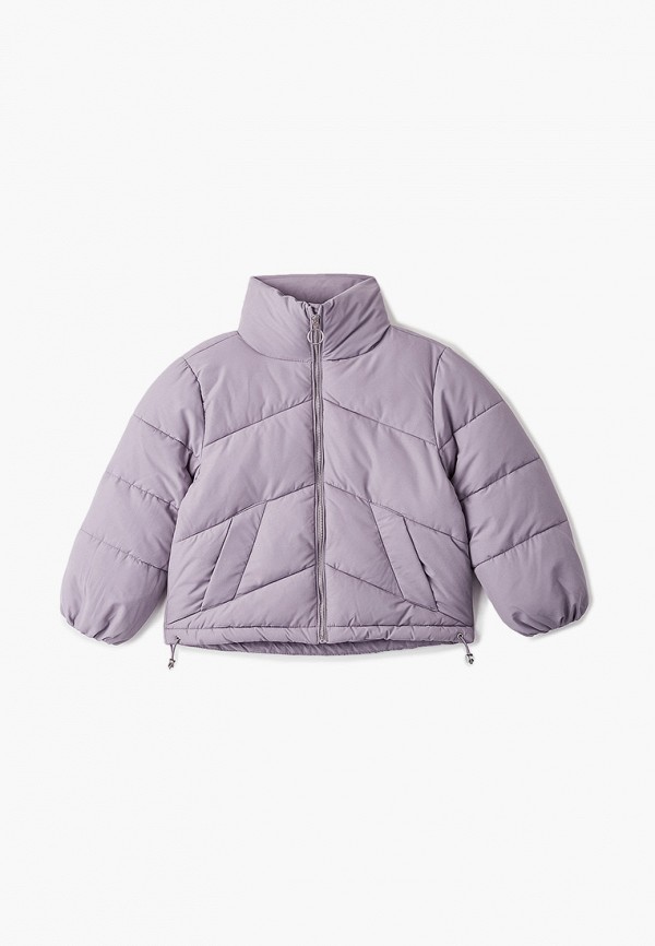 Куртка для девочки утепленная Sela цвет фиолетовый 
