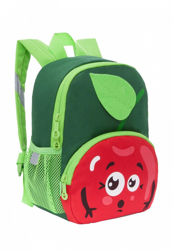 Рюкзак детский Grizzly цвет зеленый  Фото 2