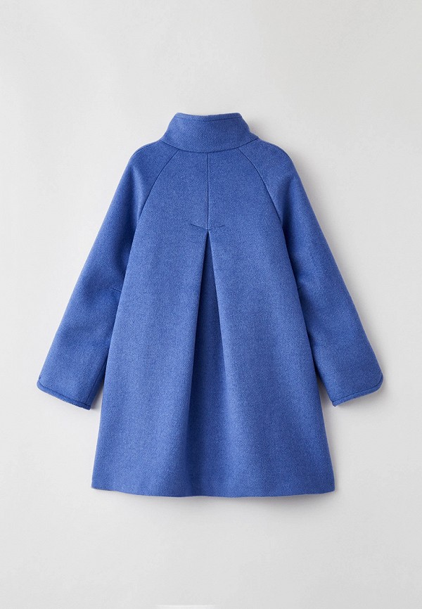 Пальто для девочки Mamma Mila! цвет голубой  Фото 2