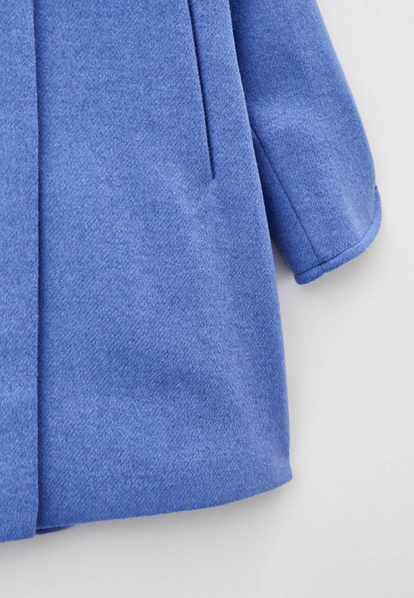 Пальто для девочки Mamma Mila! цвет голубой  Фото 3