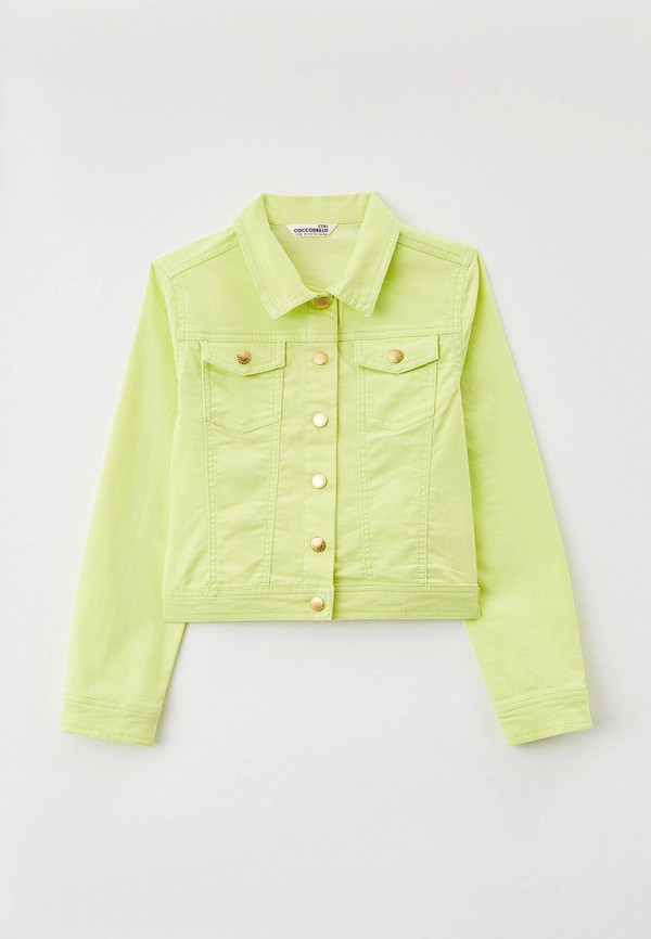 Куртка для девочки Coccodrillo цвет зеленый 