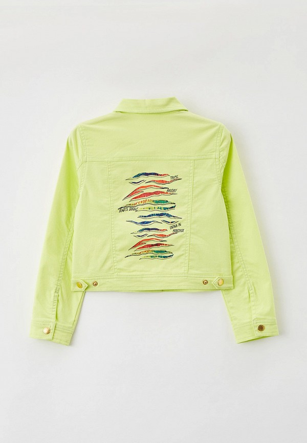 Куртка для девочки Coccodrillo цвет зеленый  Фото 2