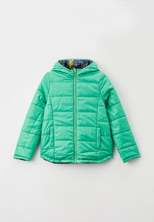 Куртка для девочки утепленная Coccodrillo цвет зеленый  Фото 2