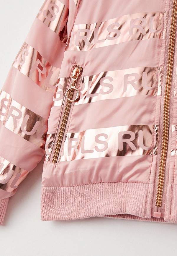 Куртка для девочки утепленная Coccodrillo цвет розовый  Фото 3