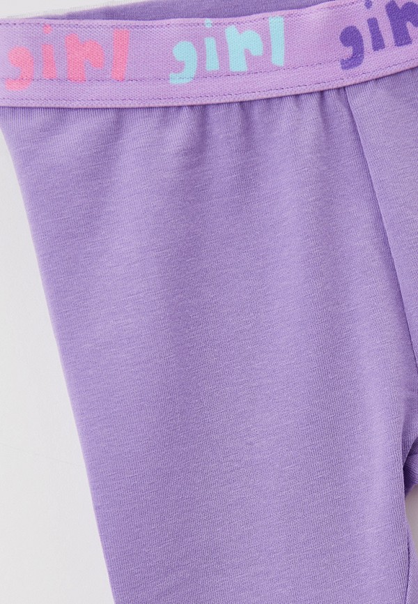 Леггинсы для девочки Coccodrillo цвет фиолетовый  Фото 3