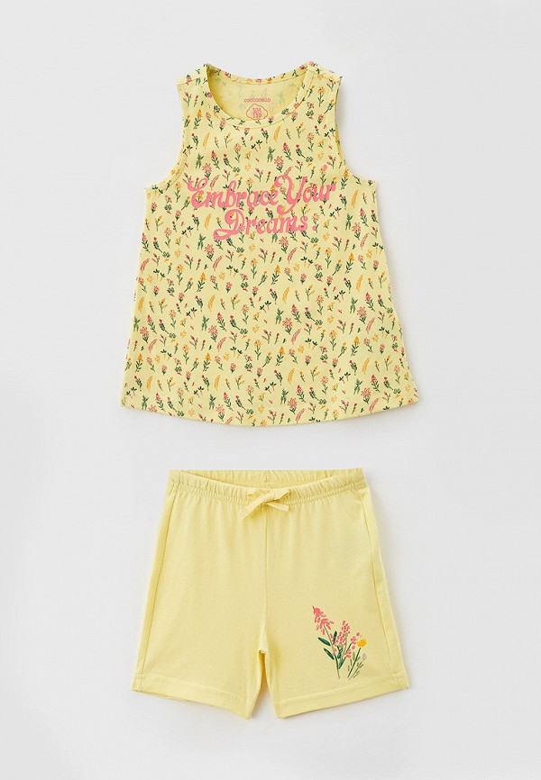 Пижама для девочки Coccodrillo цвет желтый 
