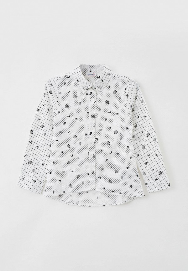 Рубашка для девочки Coccodrillo цвет белый 