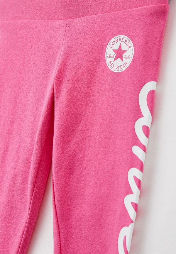 Леггинсы для девочки Converse цвет розовый  Фото 3